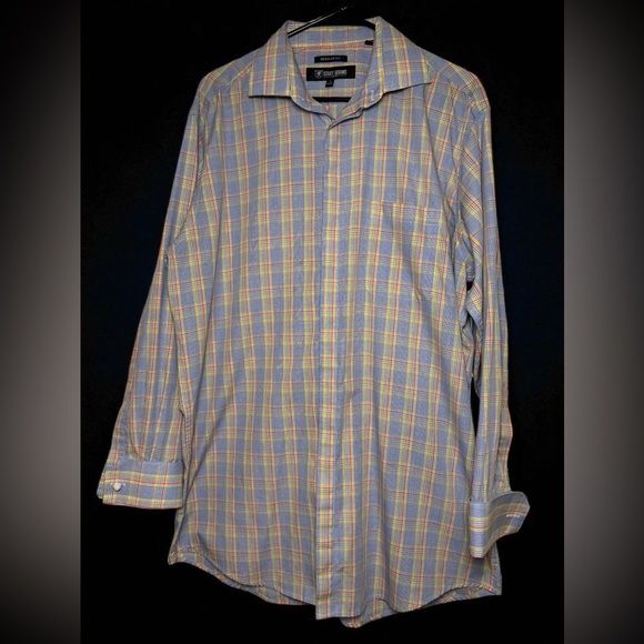 Stacy Adams Multicolor Plaid Shirt - Picture 1 of 9